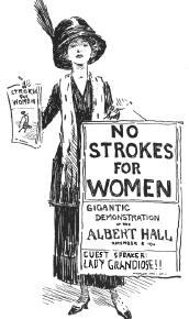 Picture: No Strokes for Women!